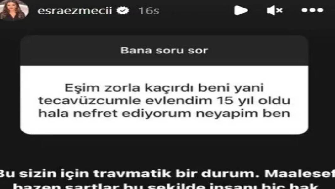 Esra Ezmeci'ye gelen itiraf mide bulandırdı! Okuyanların tüyleri diken diken oldu: Kendisine tecavüz eden kişiyle... 4